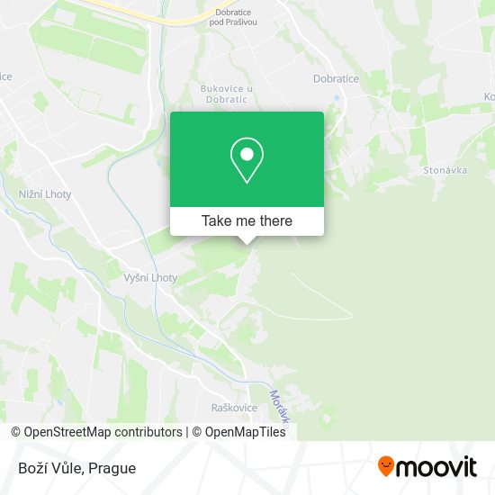 Boží Vůle map