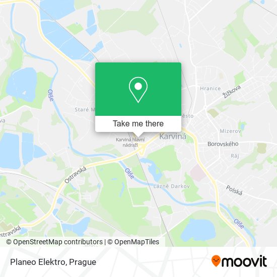 Карта Planeo Elektro