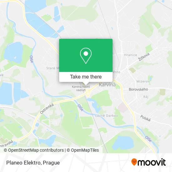 Карта Planeo Elektro