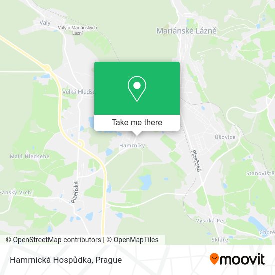 Hamrnická Hospůdka map