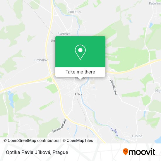 Optika Pavla Jílková map