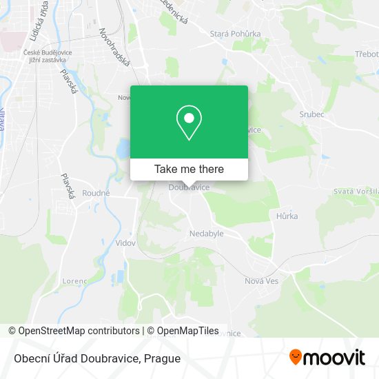 Obecní Úřad Doubravice map