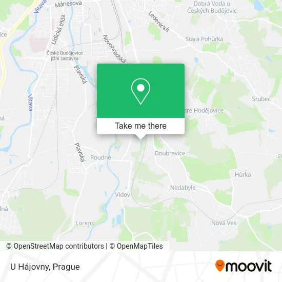 Карта U Hájovny