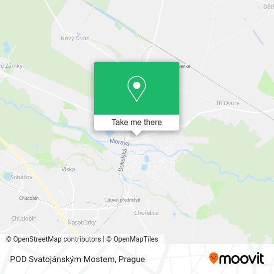 POD Svatojánským Mostem map