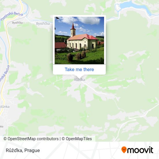 Карта Růžďka
