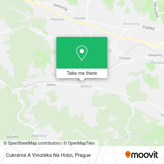 Cukrárna A Vinotéka Na Hrázi map