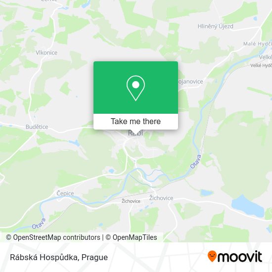 Rábská Hospůdka map
