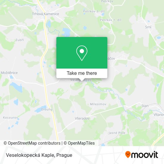Карта Veselokopecká Kaple