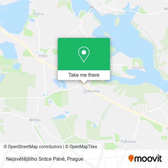 Nejsvětějšího Srdce Páně map