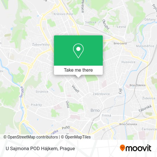 U Sajmona POD Hájkem map