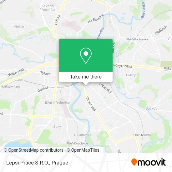 Карта Lepší Práce S.R.O.