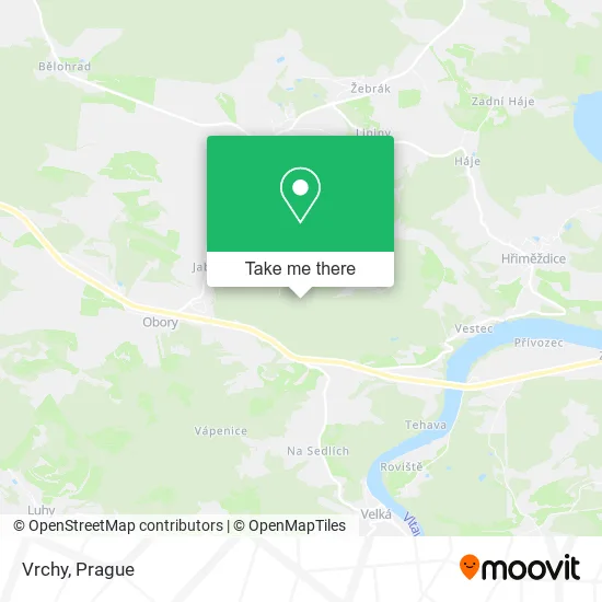 Карта Vrchy