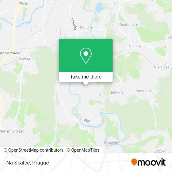 Карта Na Skalce