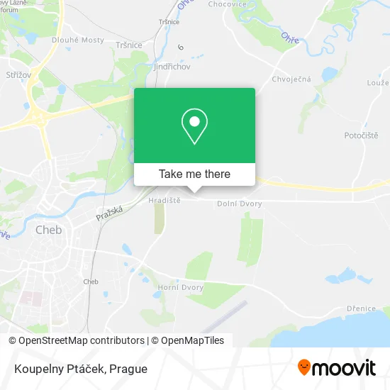 Карта Koupelny Ptáček