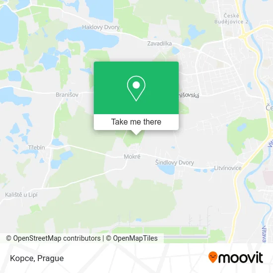 Карта Kopce