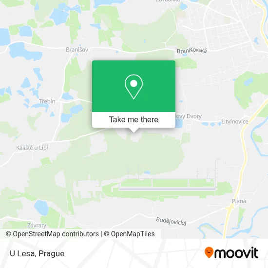 U Lesa map