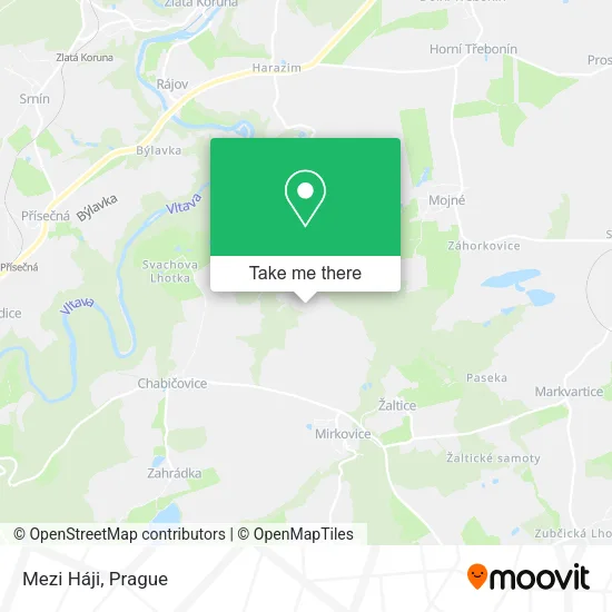 Карта Mezi Háji