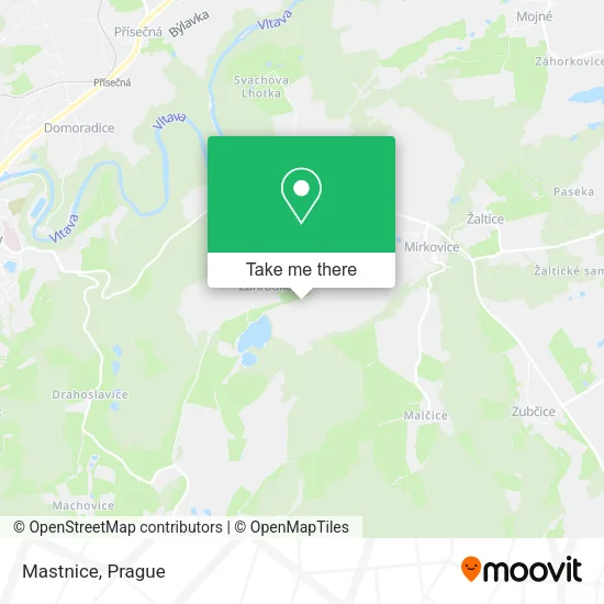 Карта Mastnice