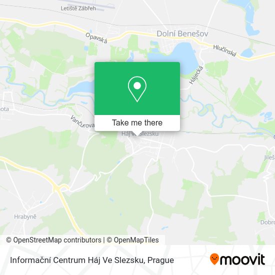Informační Centrum Háj Ve Slezsku map