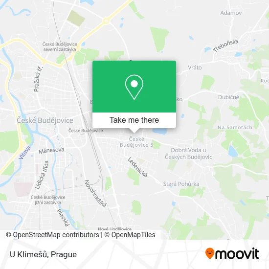 Карта U Klimešů