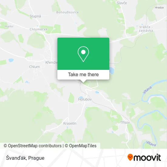 Карта Švanďák