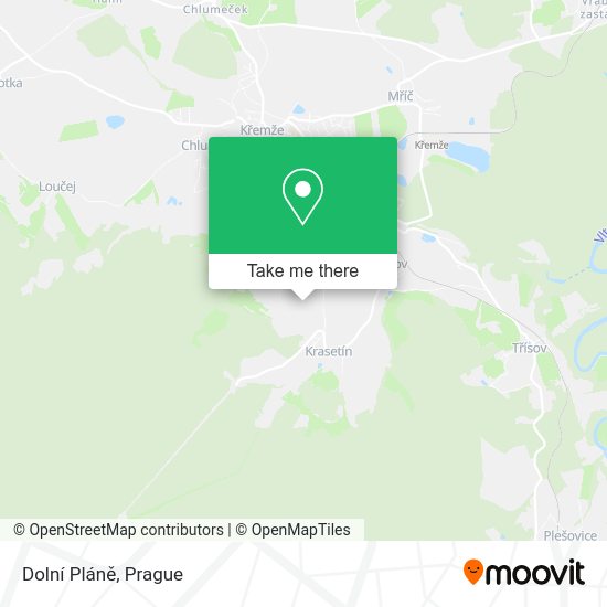 Dolní Pláně map