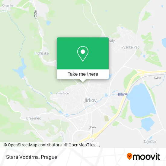 Карта Stará Vodárna