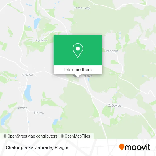 Карта Chaloupecká Zahrada