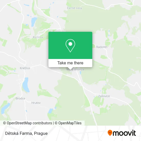 Карта Dětská Farma