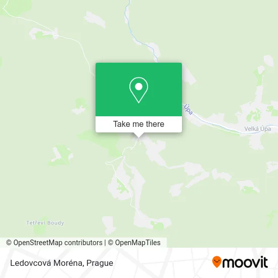 Карта Ledovcová Moréna