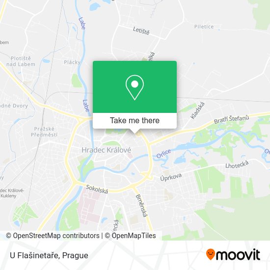 U Flašinetaře map