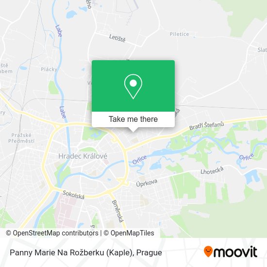 Panny Marie Na Rožberku (Kaple) map