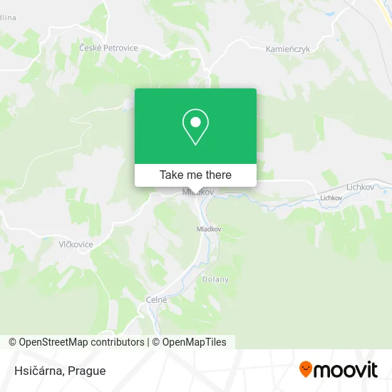 Карта Hsičárna