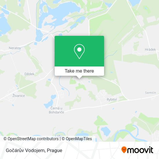 Карта Gočárův Vodojem