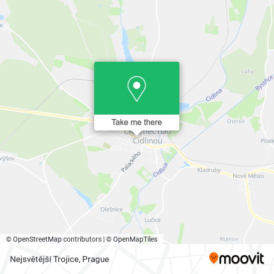 Nejsvětější Trojice map