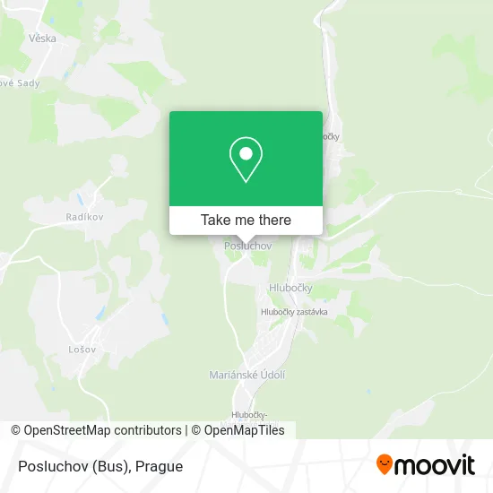 Карта Posluchov (Bus)