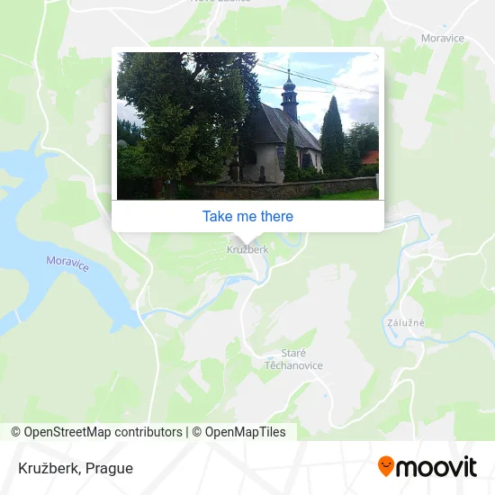 Карта Kružberk