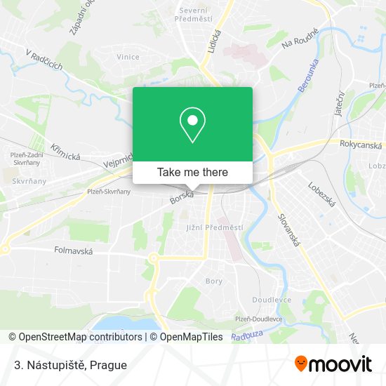 3. Nástupiště map