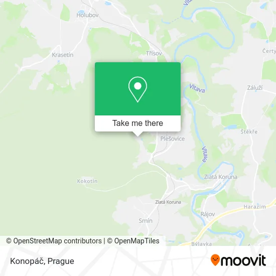 Карта Konopáč
