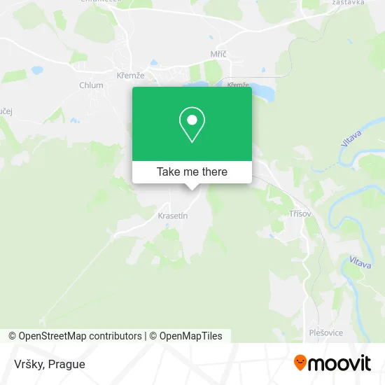 Карта Vršky