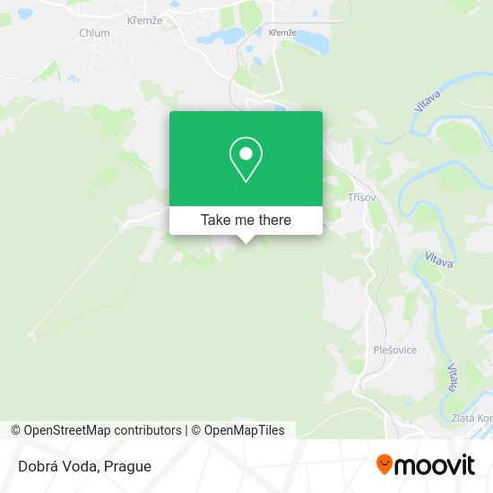 Карта Dobrá Voda