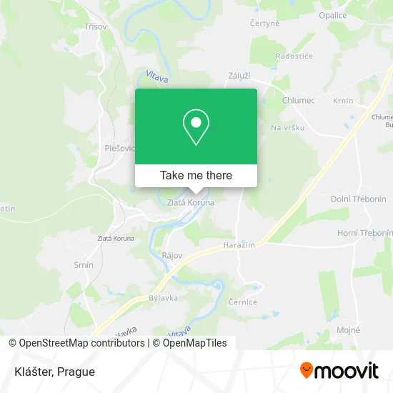 Klášter map