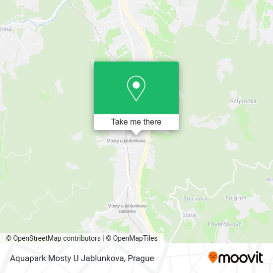 Карта Aquapark Mosty U Jablunkova