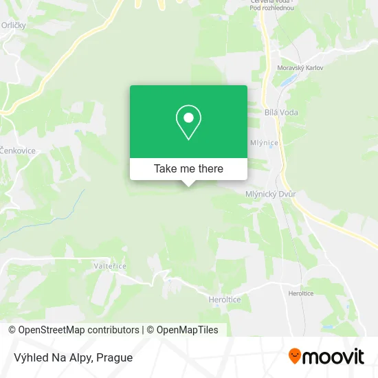 Карта Výhled Na Alpy