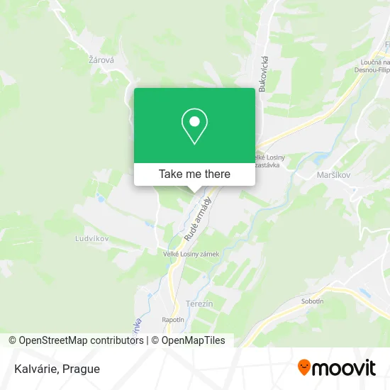 Карта Kalvárie