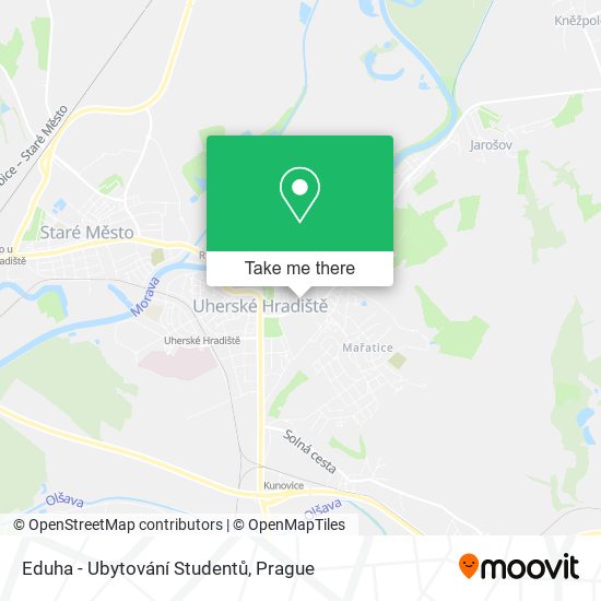 Eduha - Ubytování Studentů map