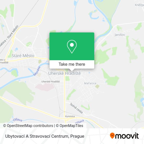 Ubytovací A Stravovací Centrum map