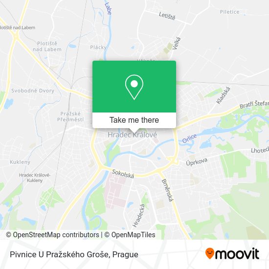 Pivnice U Pražského Groše map