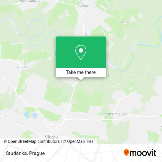 Карта Studánka