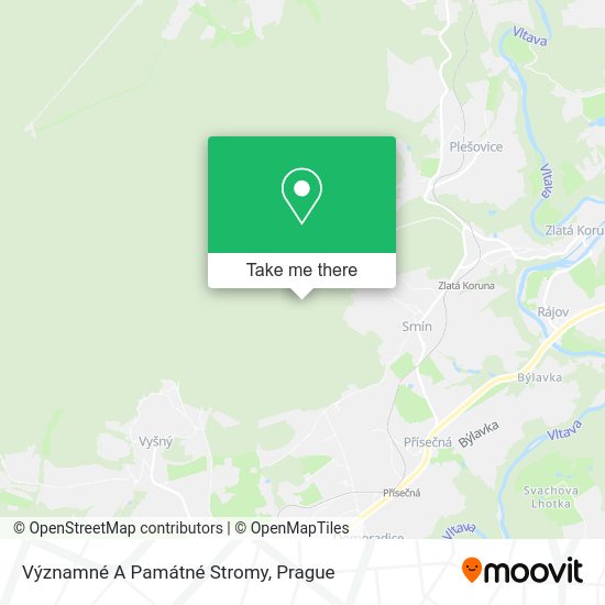 Významné A Památné Stromy map